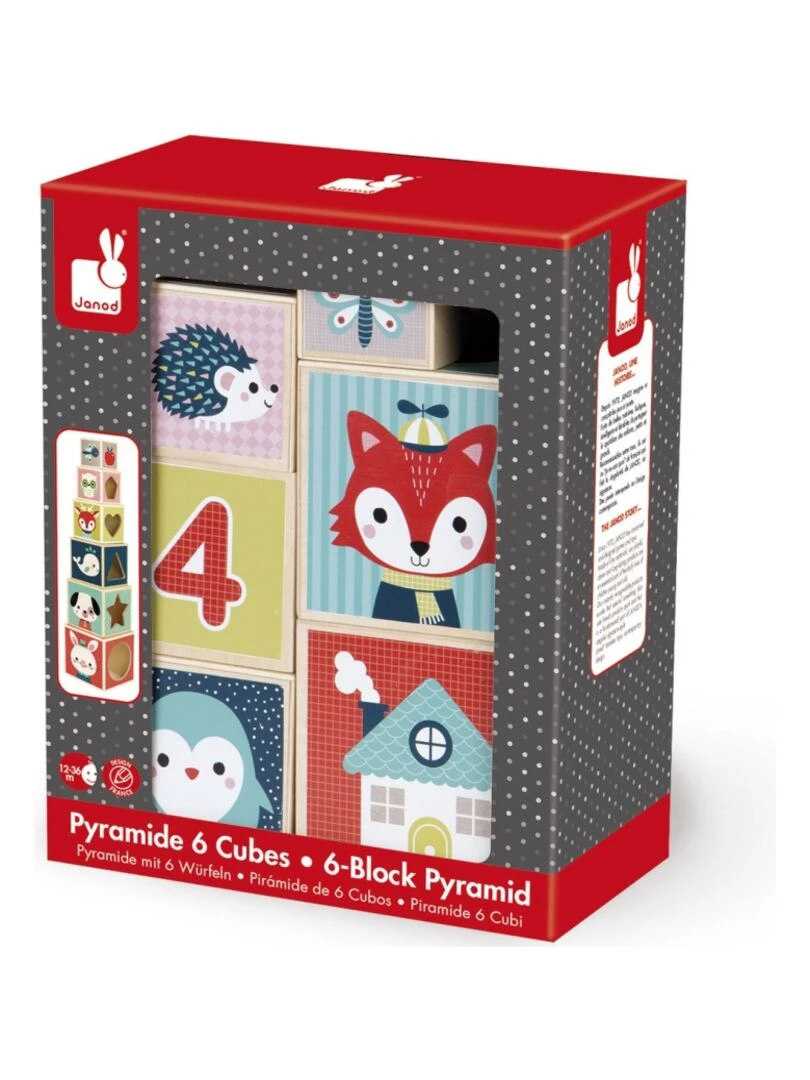 Cubes Empilables Baby Forest (6 Cubes)   N/A