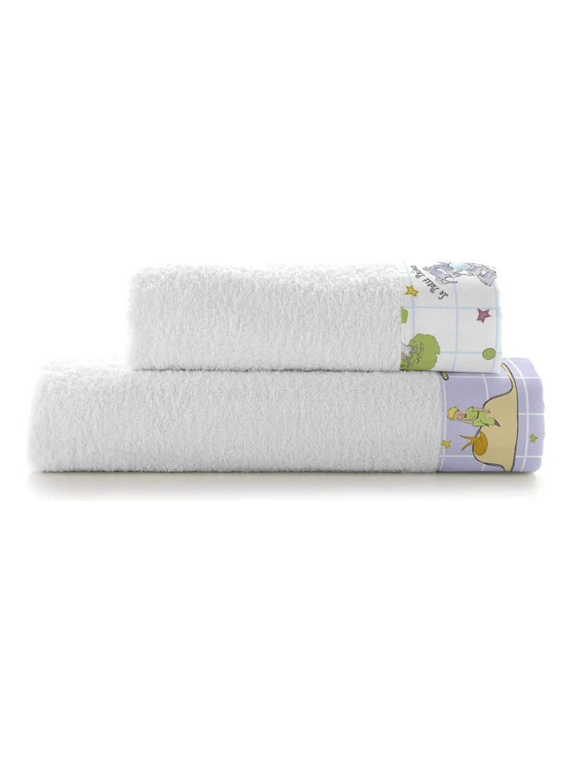 Lot de serviettes Imagination "Happyfriday" Blanc