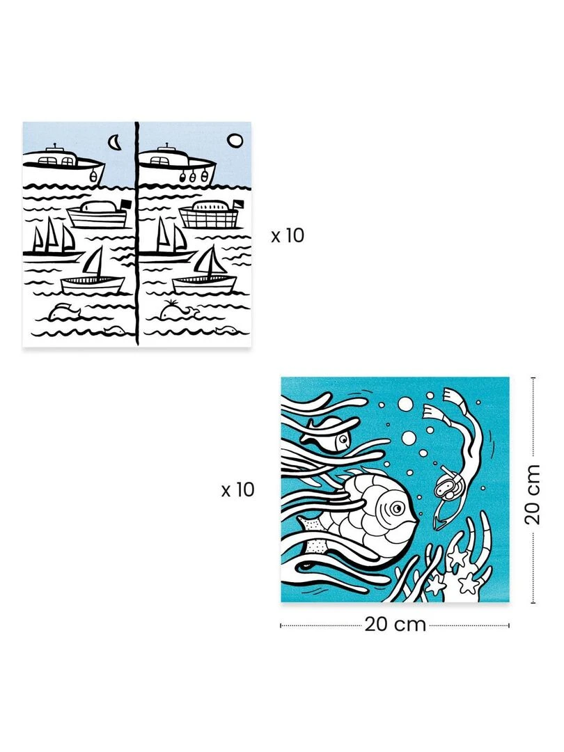 Coloriage pour les petits Distributeur de coloriages  Océan   N/A