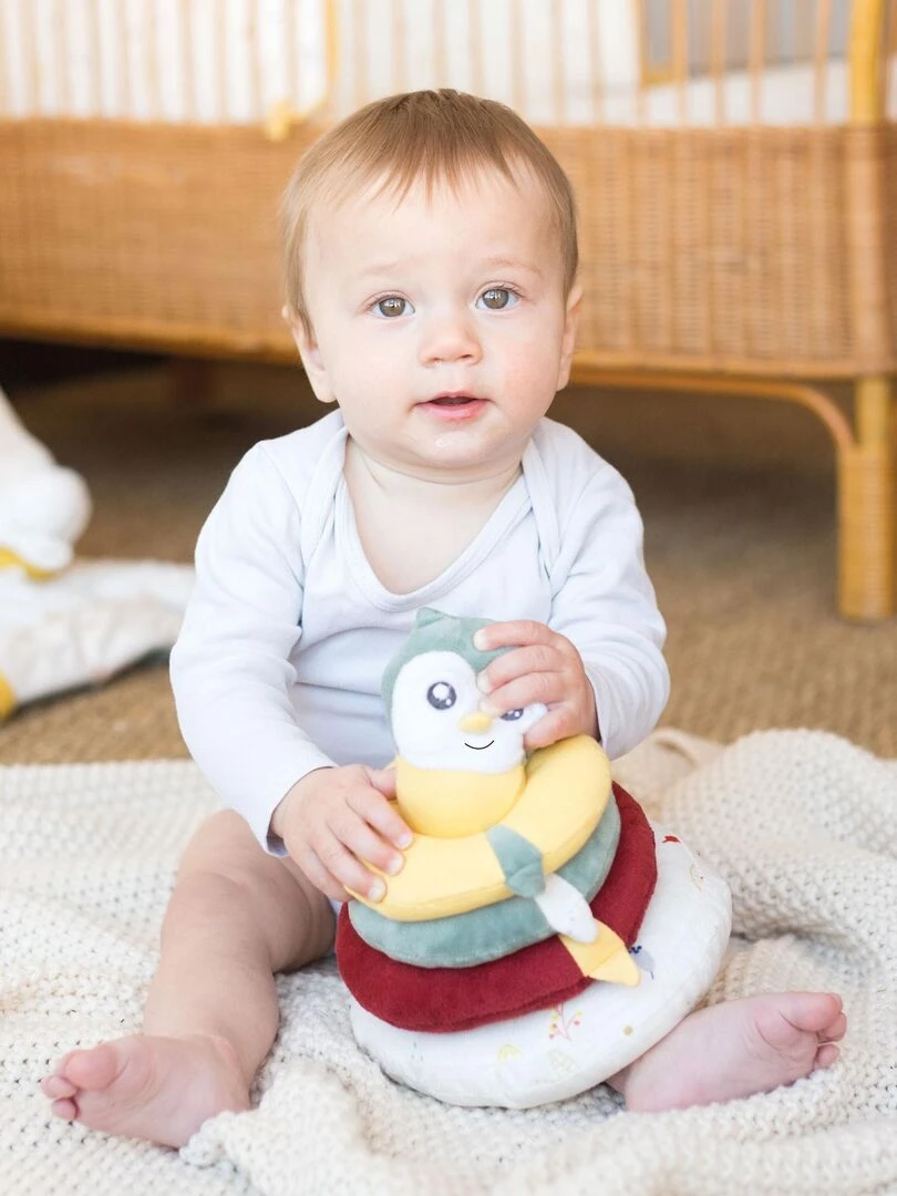 Pyramide sensorielle en tissu bébé Trois Kilos Sept   N/A