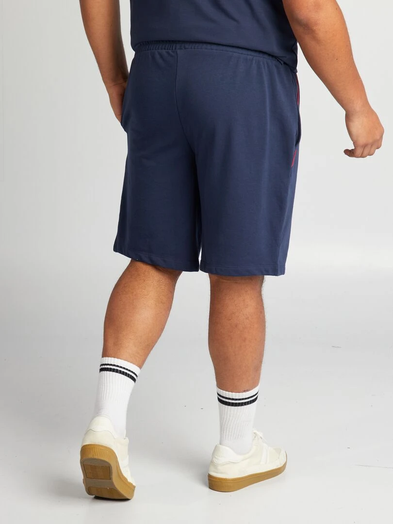 Short en molleton fin   Paris 2024   Bleu