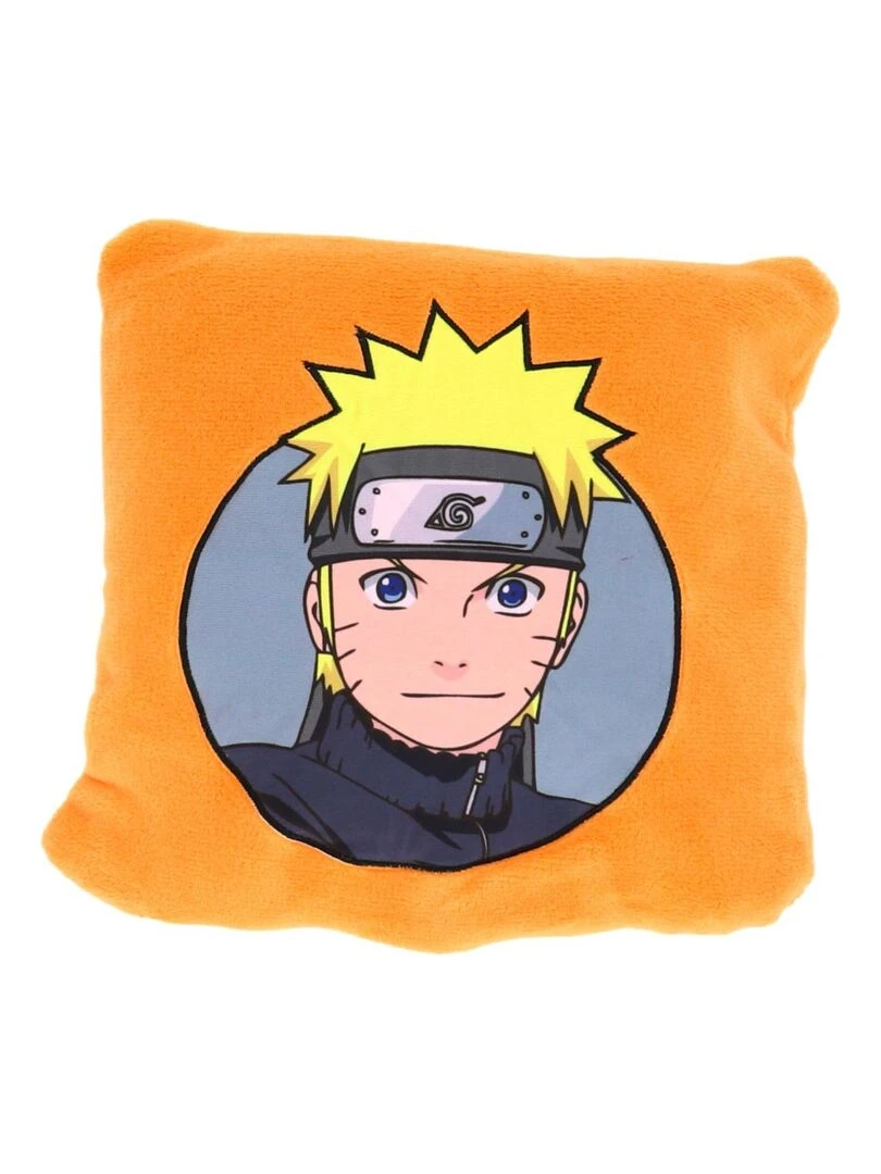 Coussin Plaid Polaire Naruto Shippuden   100% Polyester   Orange
