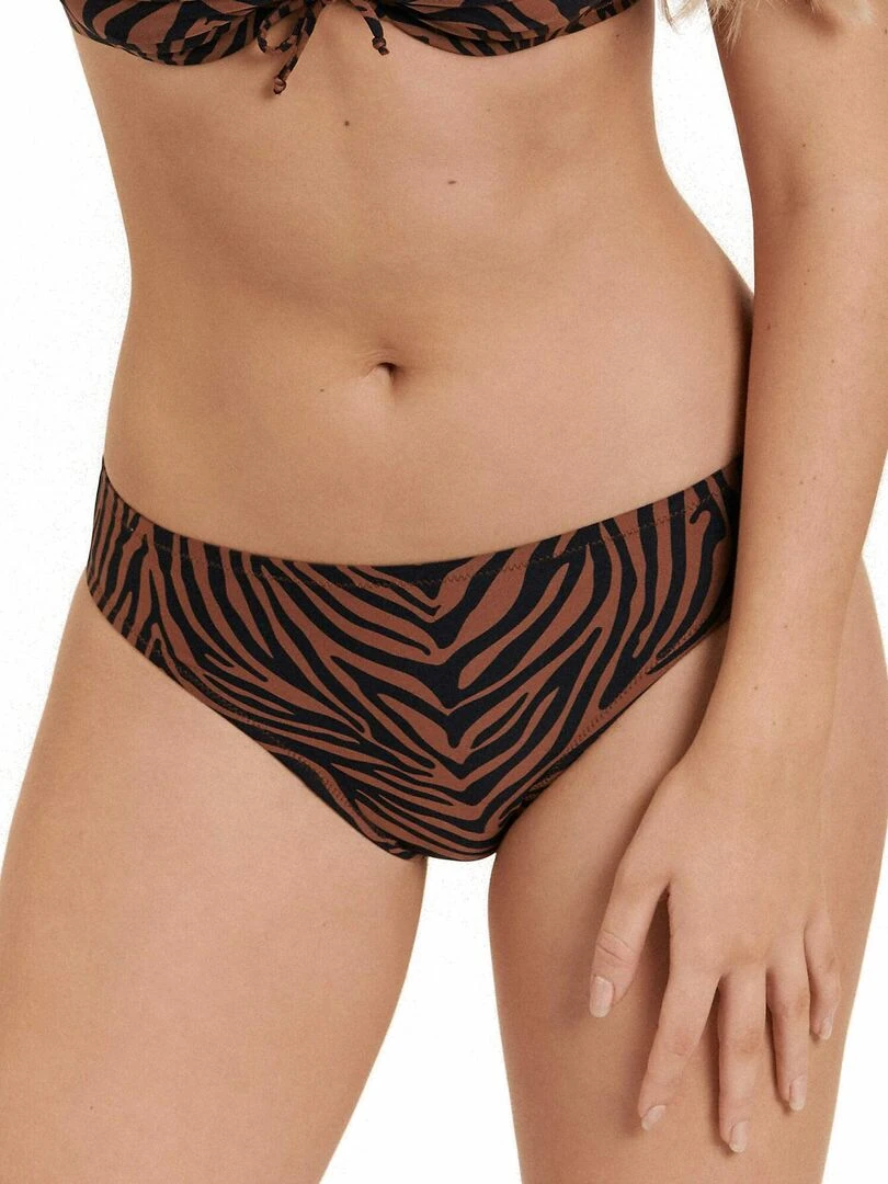 Bas maillot slip de bain Lima Marron