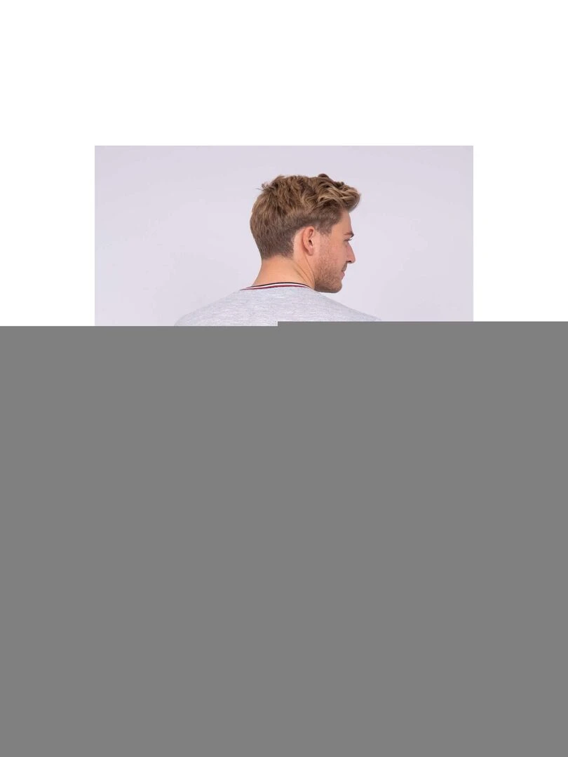 T shirt col rond pur coton NOPLATO Blanc