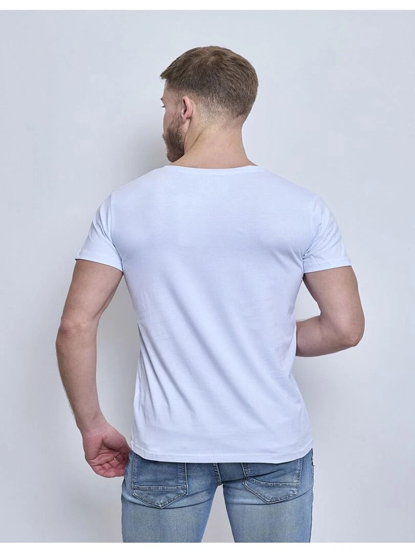 T Shirt Kebello   Blanc Blanc