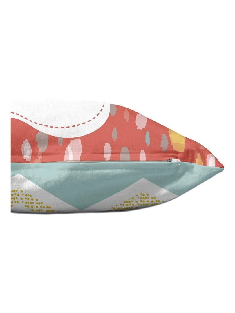 Housse de coussin Woodland "Happyfriday"   Blanc