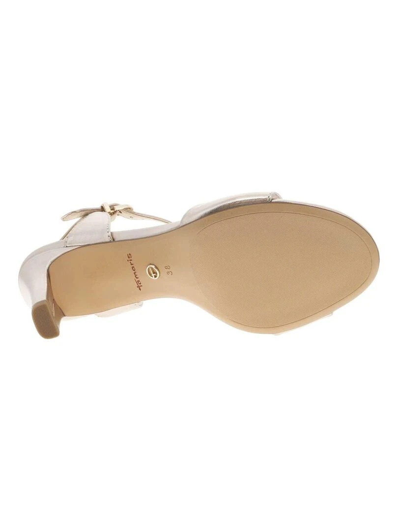 TAMARIS   Nu pieds talon bloc   Gris
