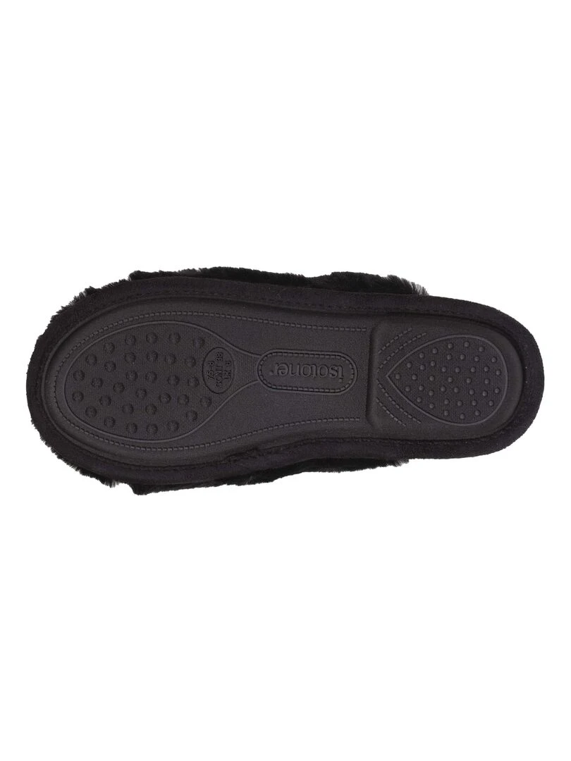 Chaussons mules recyclées Femme Noir   Noir