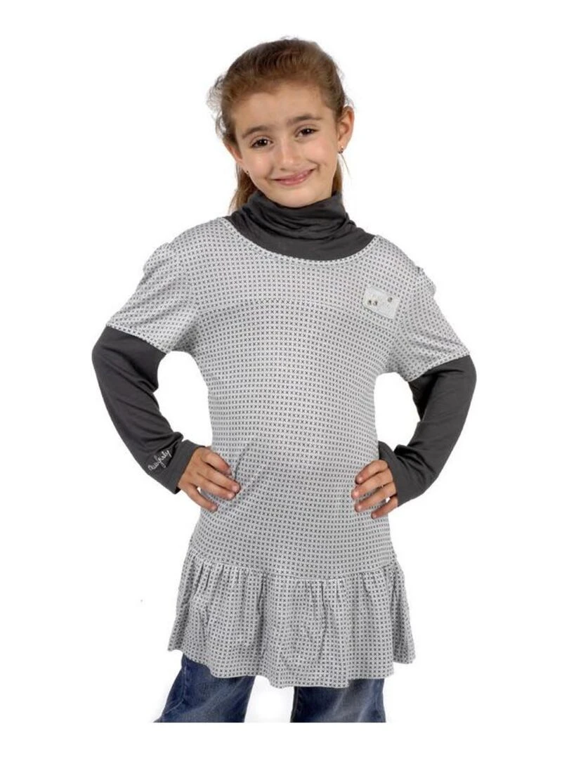Robe fille FAROITTE MISS GIRLY Gris