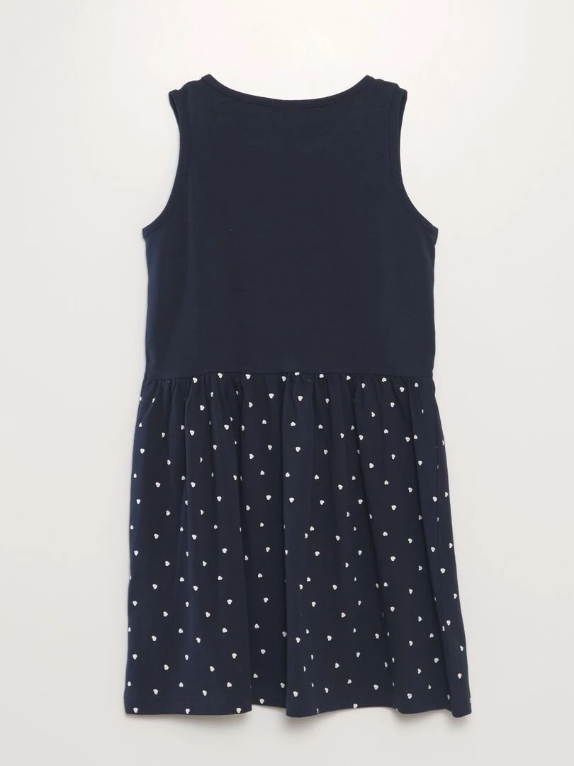 Robe 2 en 1 à nœud   Bleu marine