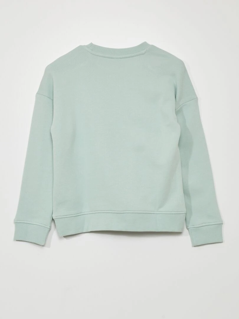 Sweat large poche kangourou   Vert