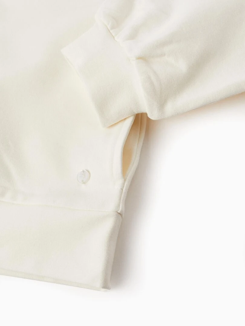 Manteau en coton pour fille  ATLANTIC COMPANY   Beige clair