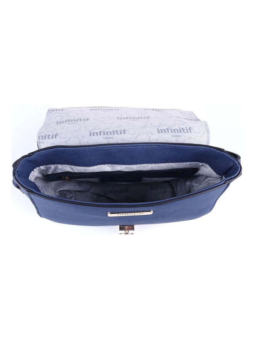 INFINITIF   SAC A MAIN ANEMONE   Bleu