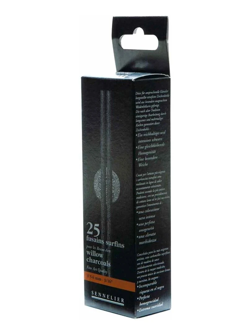 25 moyens fusains Ø 5 6 mm N/A