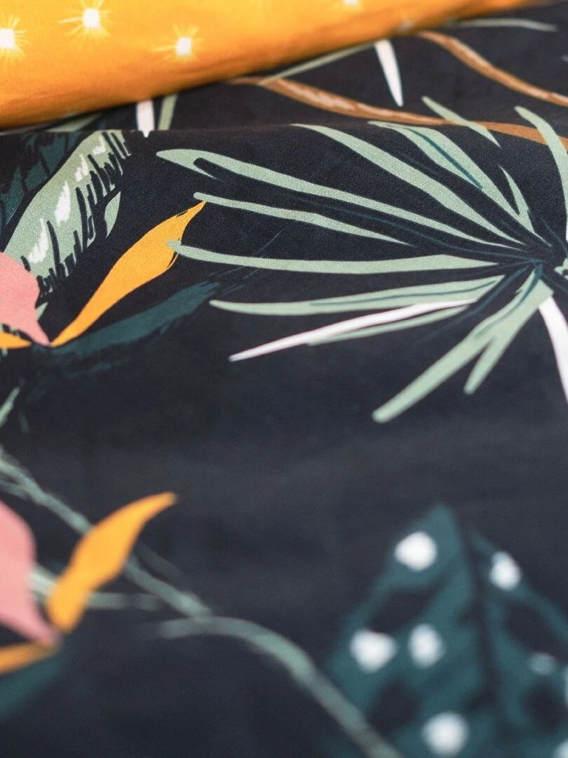 Parure de lit 'CRAZY CELEST' 'TODAY' Noir