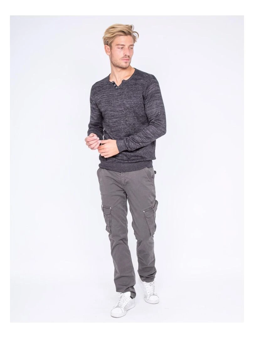 Pull col tunisien LEGUEN   Noir