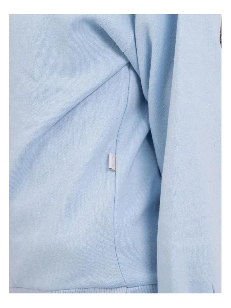 Sweatshirt col rond YORK   Bleu clair