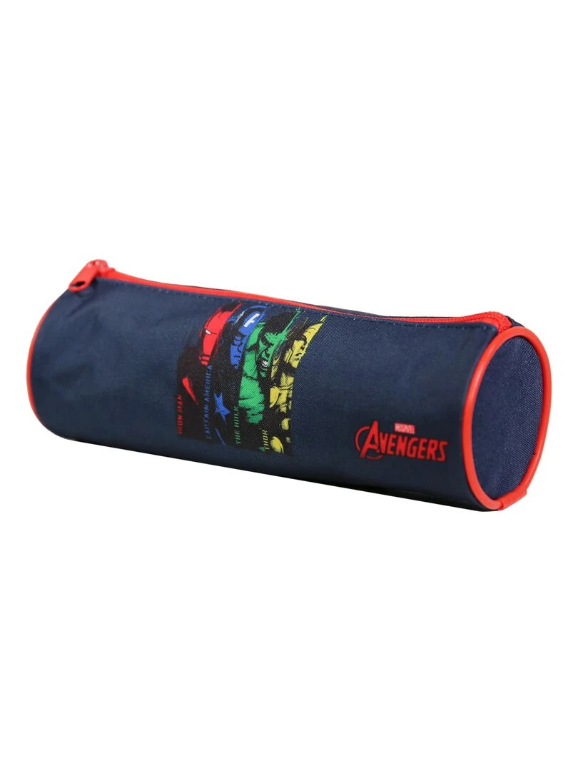BAGTROTTER Trousse scolaire ronde Avengers Bleue Bleu