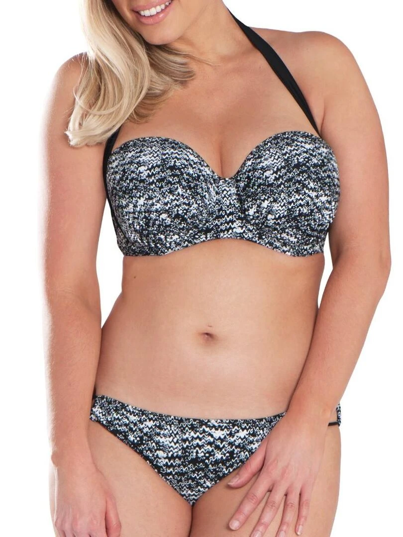 Culotte de bain taille basse Diffuse Noir