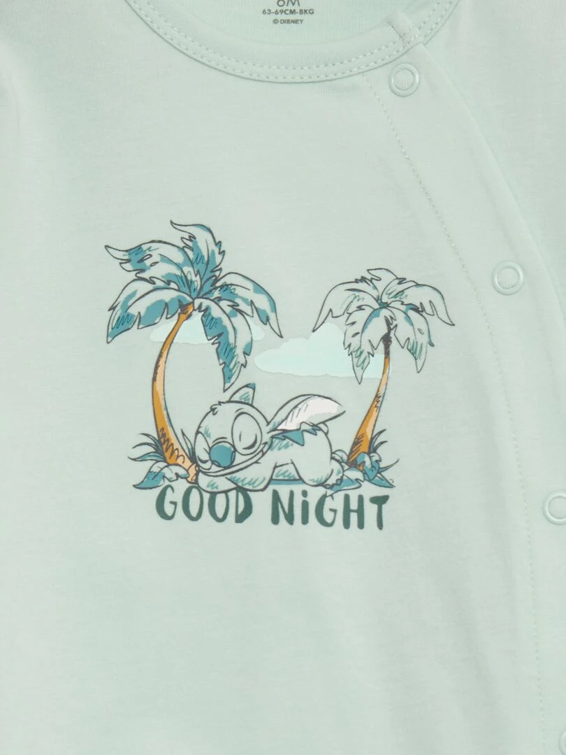 Pyjama 1 pièce imprimé 'Stitch' Bleu