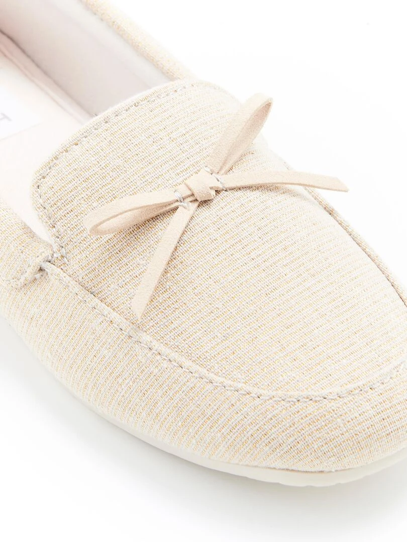 Mocassins d intérieur à mémoire de forme   Damart   Beige foncé