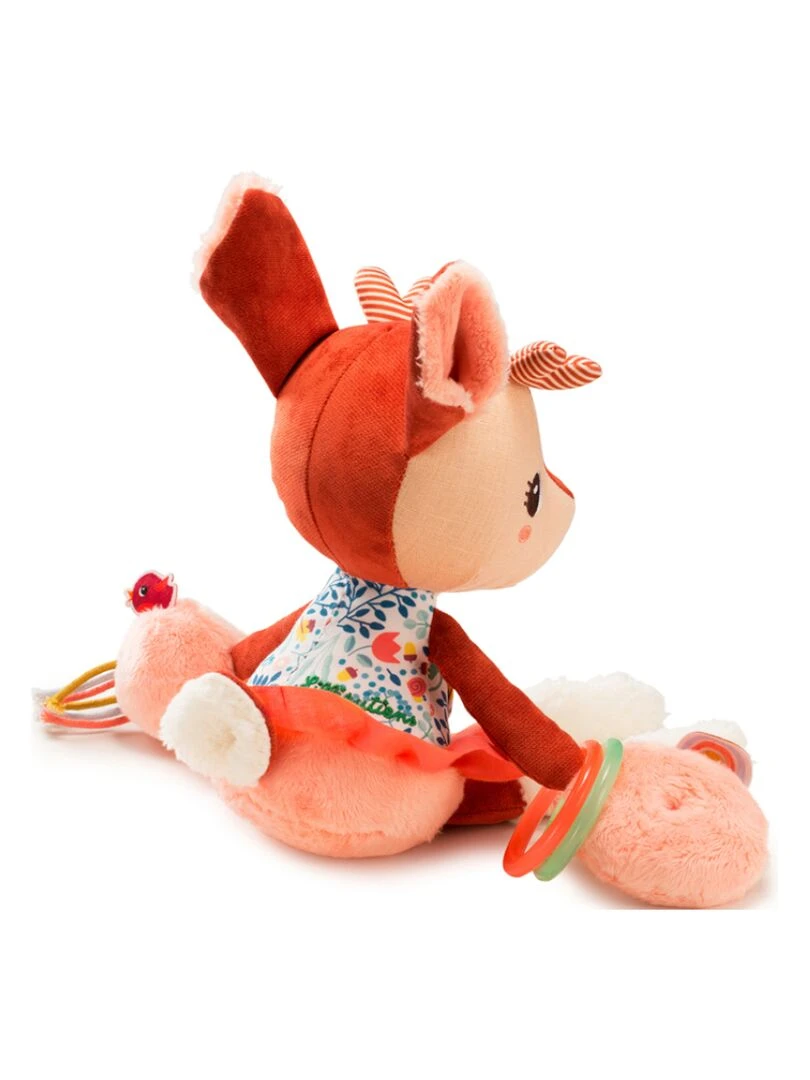 Peluche multi activités Stella le faon   Rose