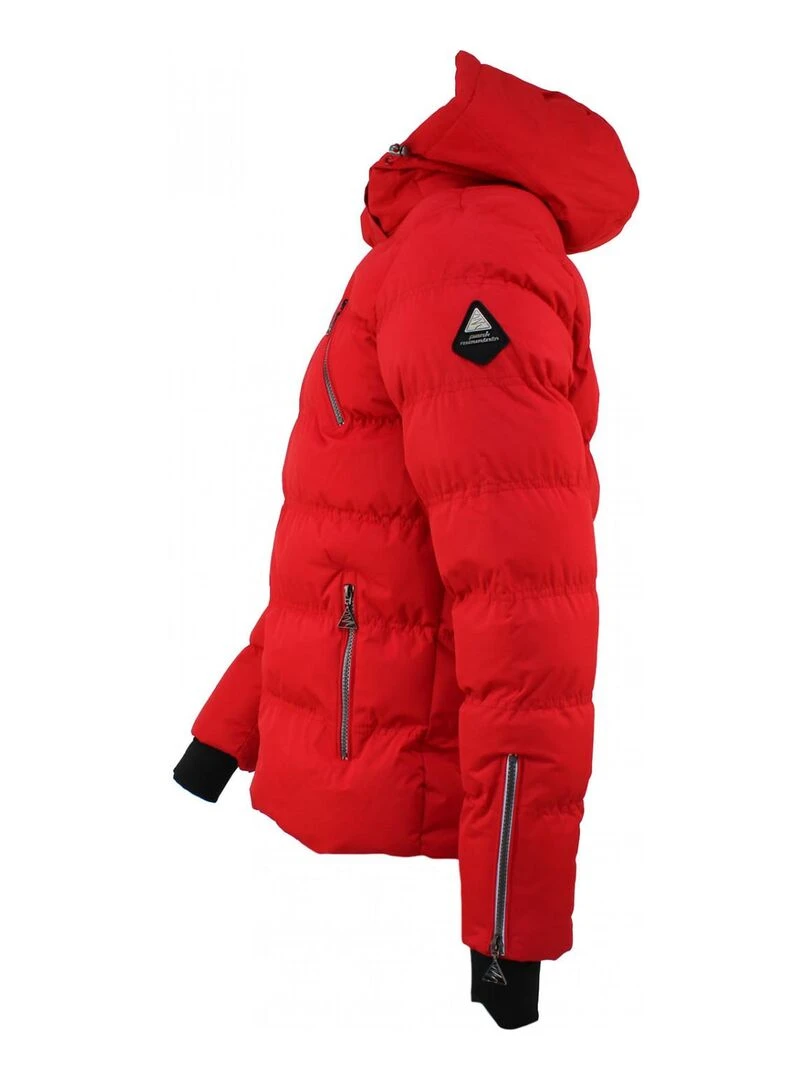 Doudoune de ski homme CARES   PEAK MOUNTAIN   Rouge