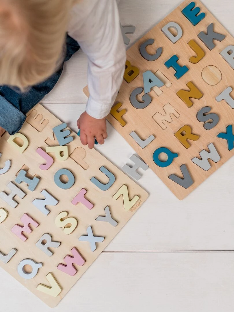 Puzzle ABC Hanna en bois   N/A