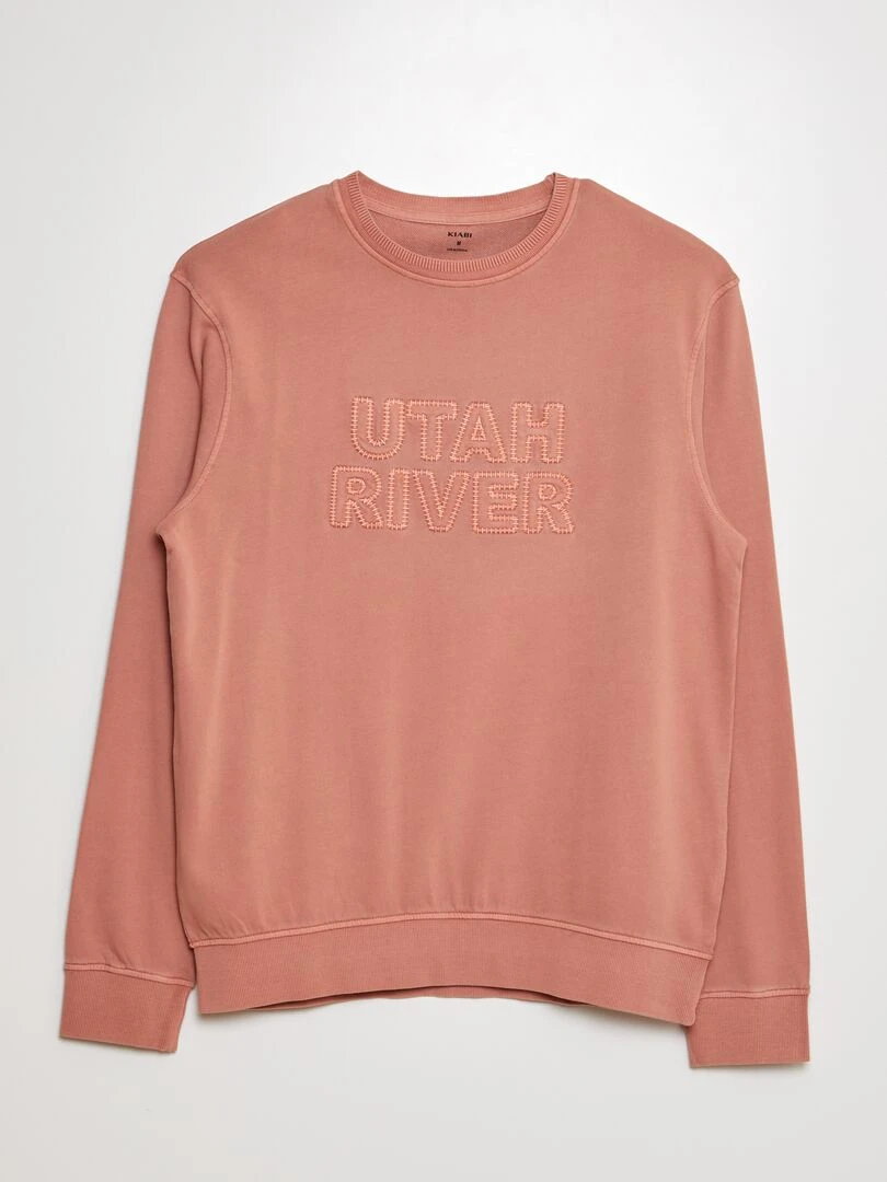 Sweat en molleton Rose
