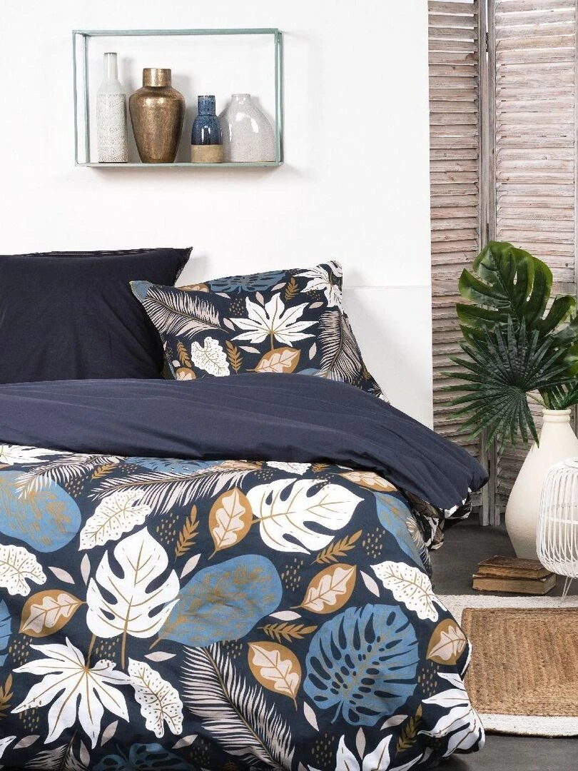 Parure de lit 'SUNSHINE FRIDA' 'TODAY' Bleu