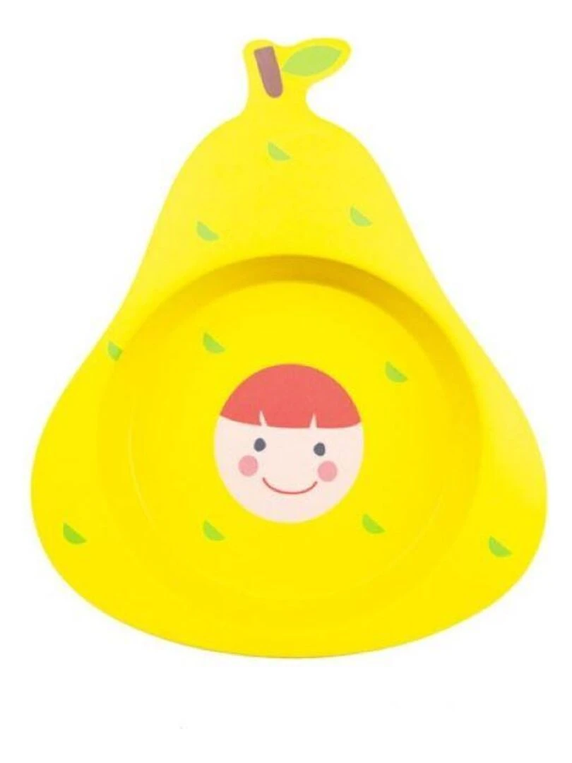 MILL'O BÉBÉ ASSIETTE EN MÉLAMINE Jaune