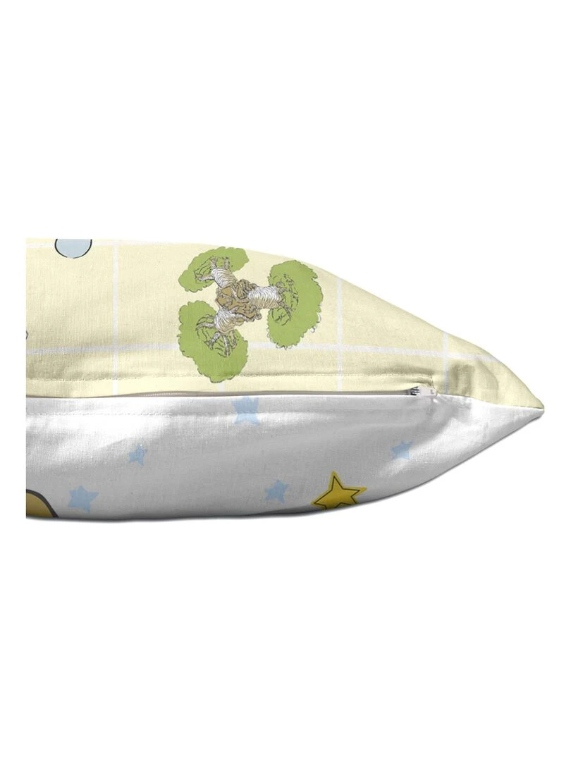 Housse de coussin Imagination "Happyfriday"   Blanc