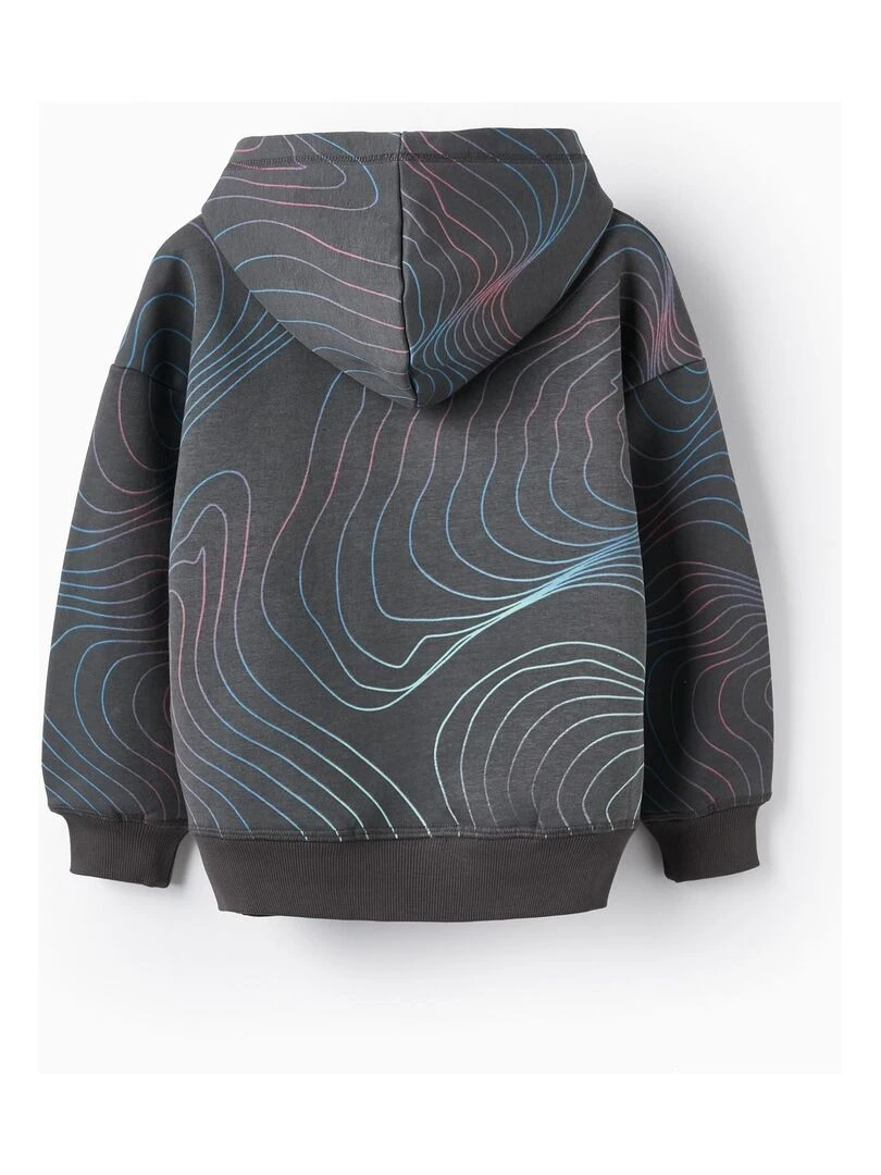 Sweat à capuche pour garçon 'Nothern Lights' NORTHERN CALLING Gris foncé