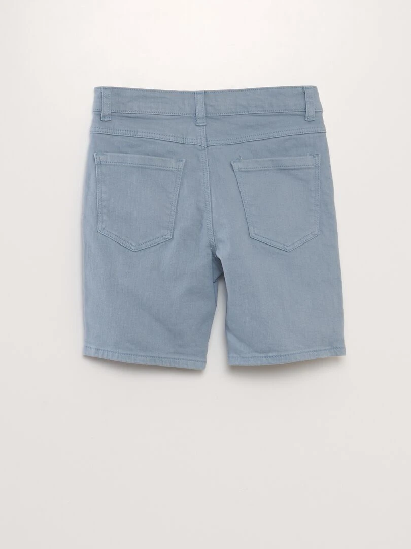 Bermuda en jean Bleu gris