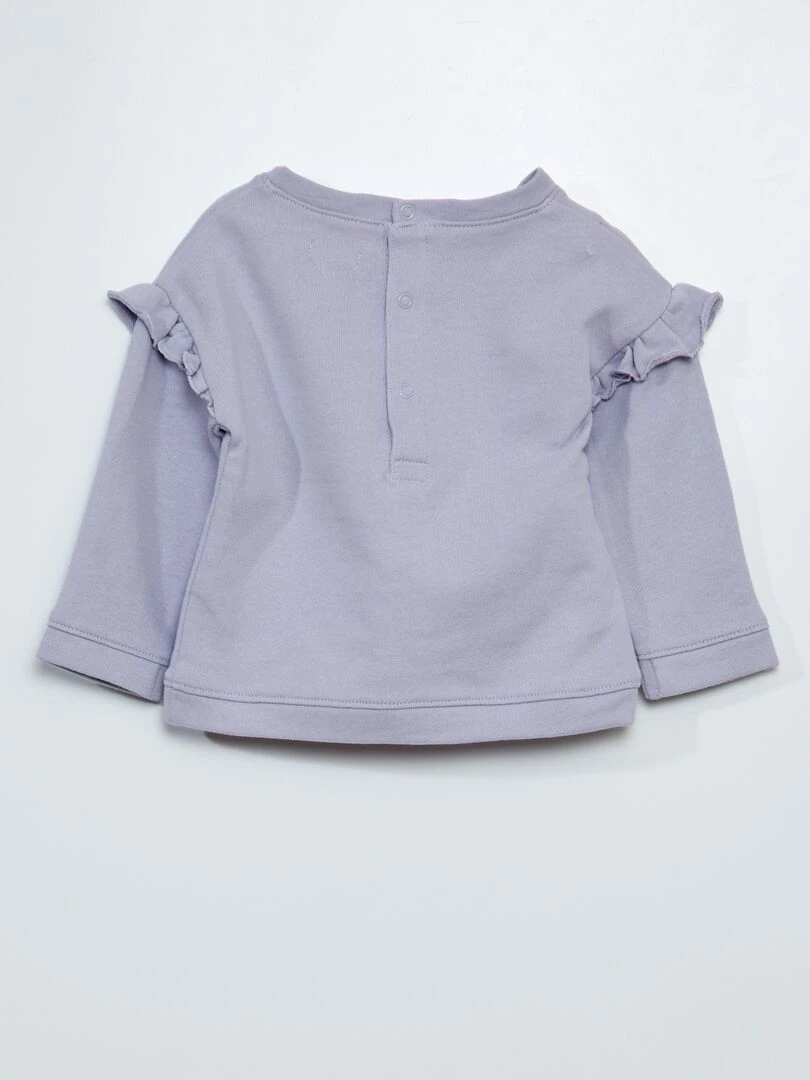 Sweat en french terry   Violet
