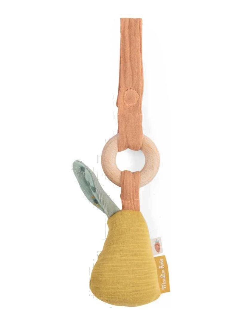 Hochet anneau bois poire Trois petits lapins N/A