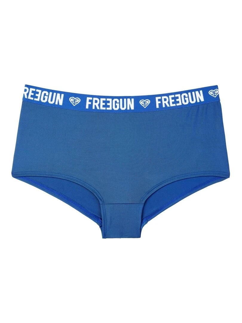 Lot de 2 shortys fille Romantic Cities Bleu Freegun   Bleu