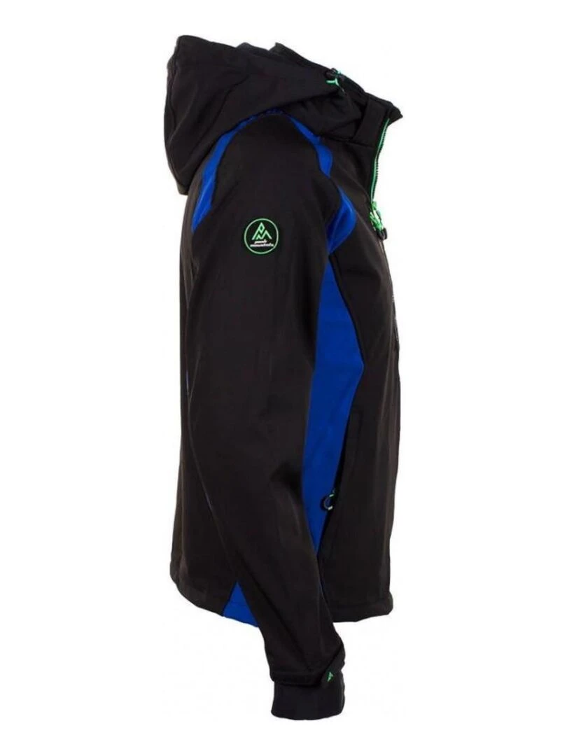 Blouson softshell homme CABILONE   PEAK MOUNTAIN   Noir Noir