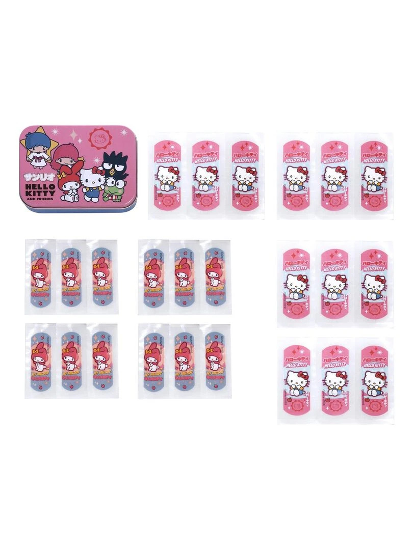 Hello Kitty and Friends  Boîte en Métal de Pansements (24 pansements)   N/A