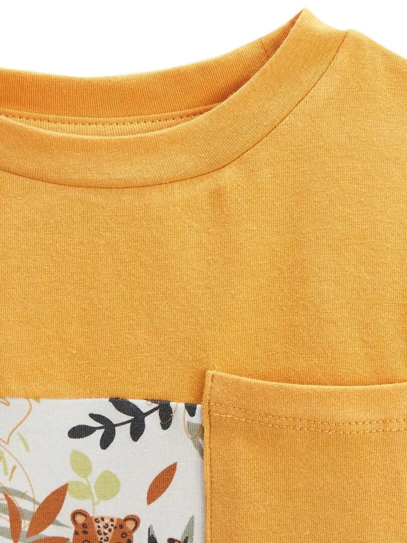 T shirt bébé Wakae   Moutarde