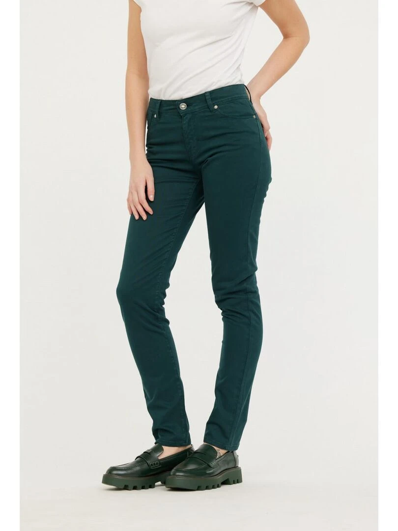Lee Cooper   Pantalon coton slim JANA   Vert