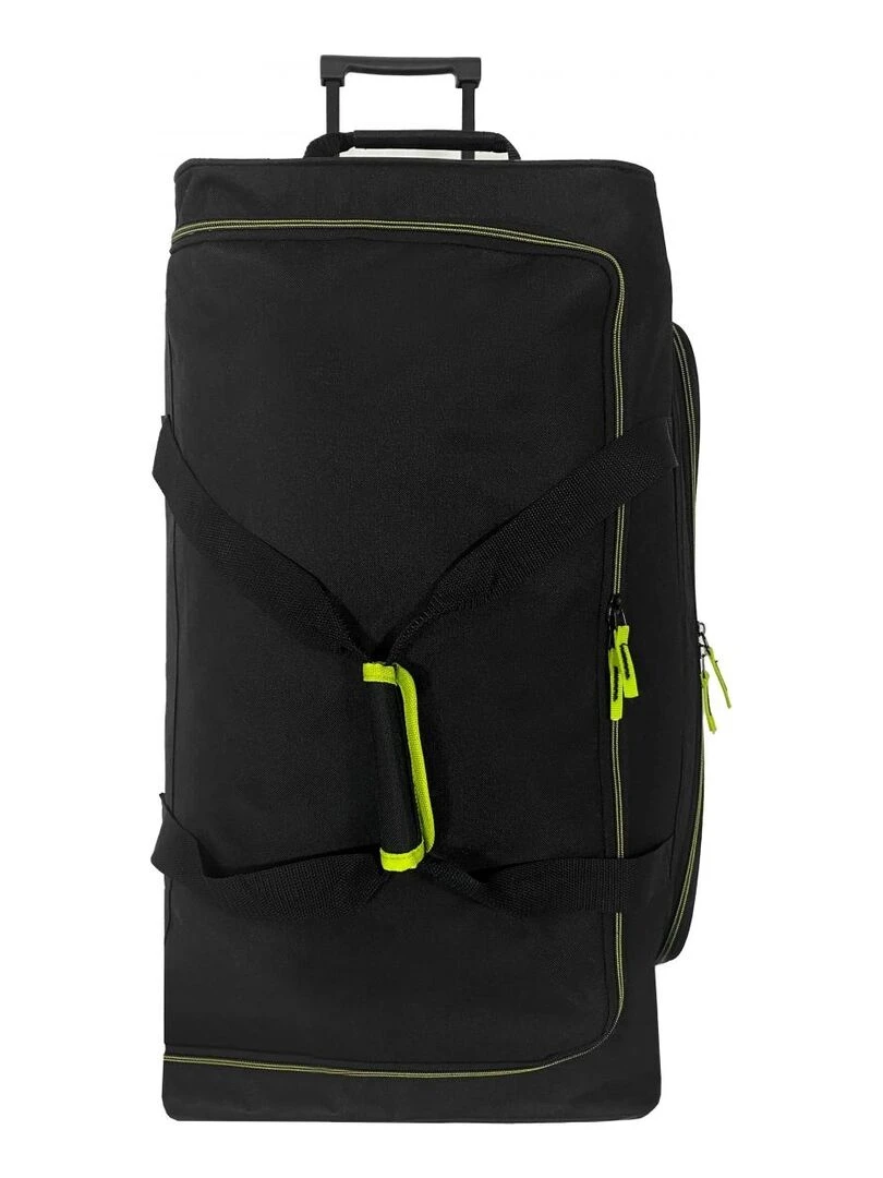 Sac de voyage avec roulettes 70L polyester taille M 6   Noir