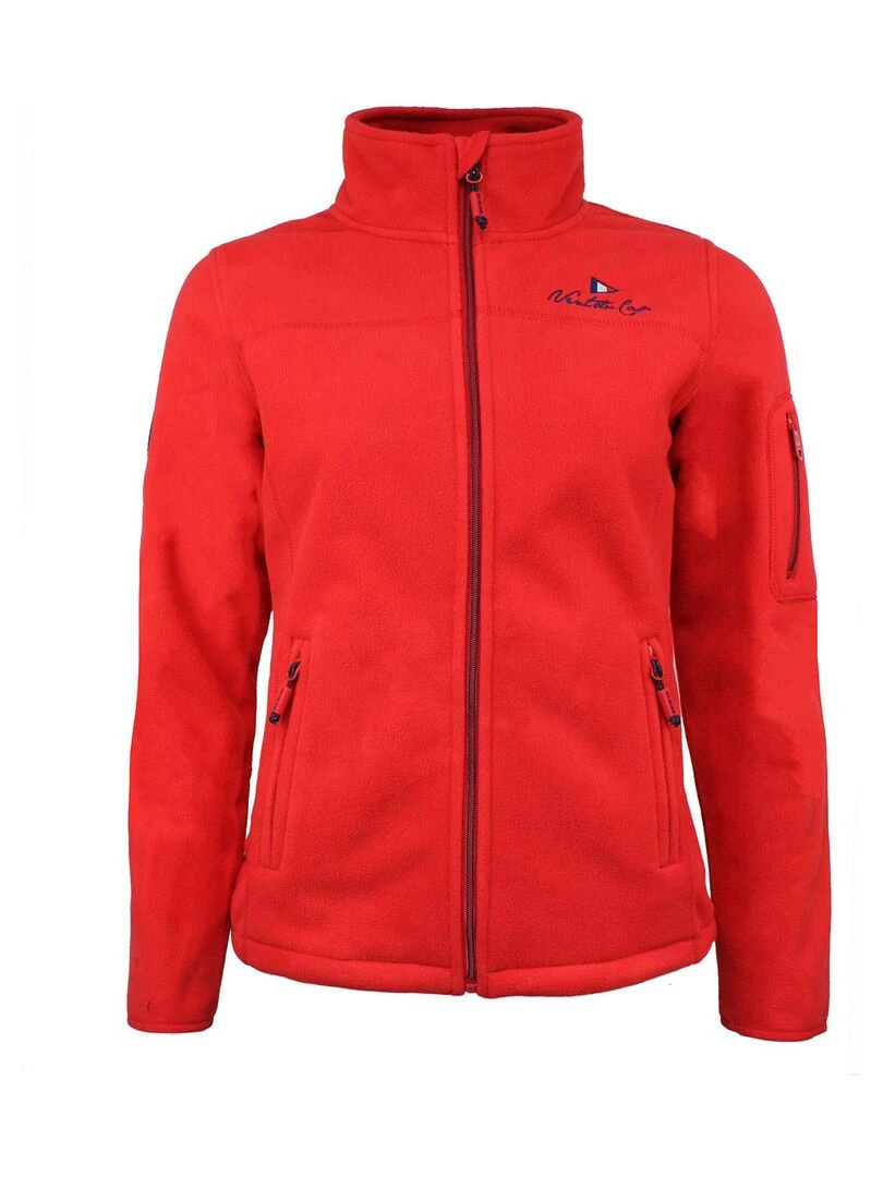 Blouson polaire femme ACIMER Rouge