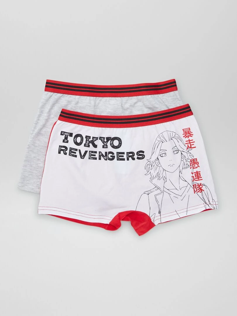 Lot de 2 boxers stretch 'Tokyo' Gris