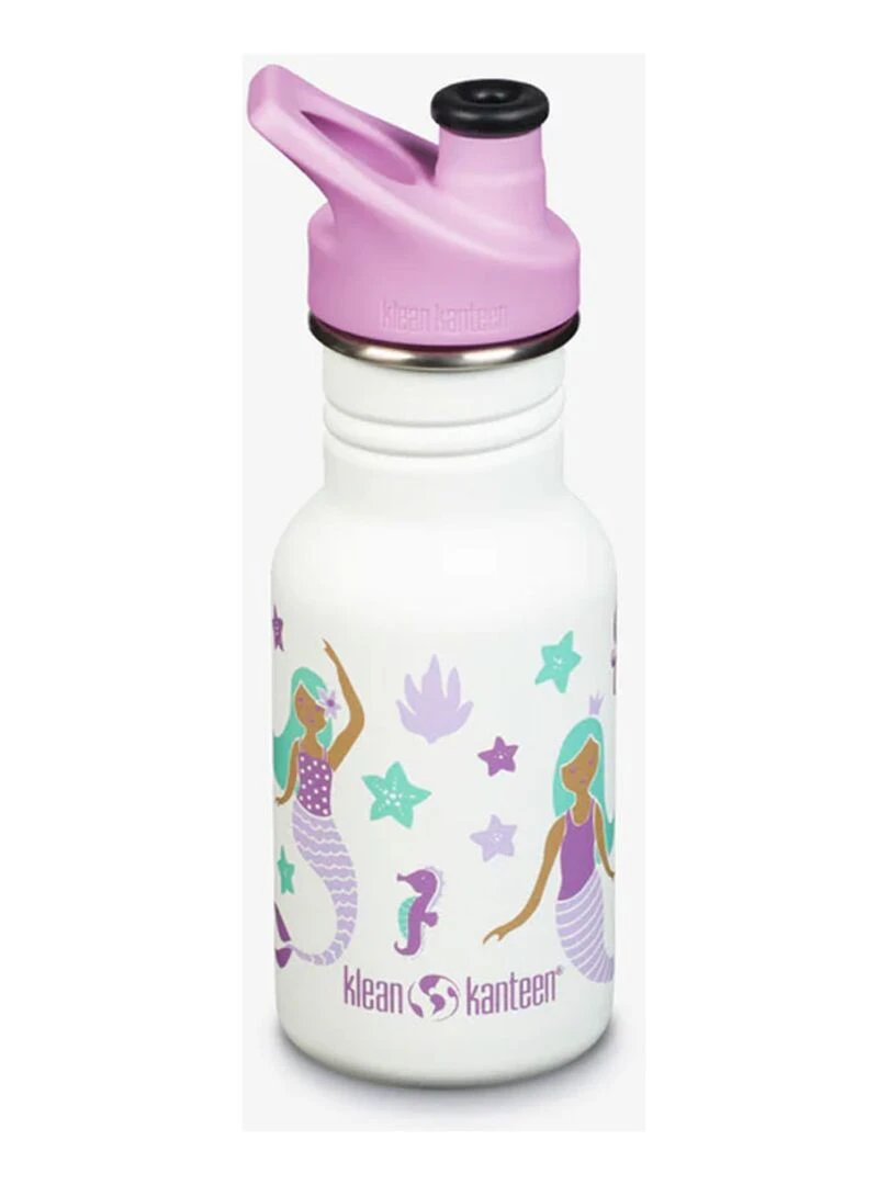 Gourde Inox 355 ml bouchon Sport Mermaids Multicolore