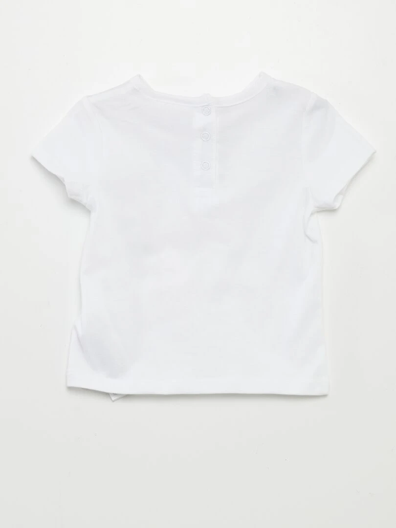 Ensemble tee shirt + legging 'Looney Tunes'   Blanc/rose