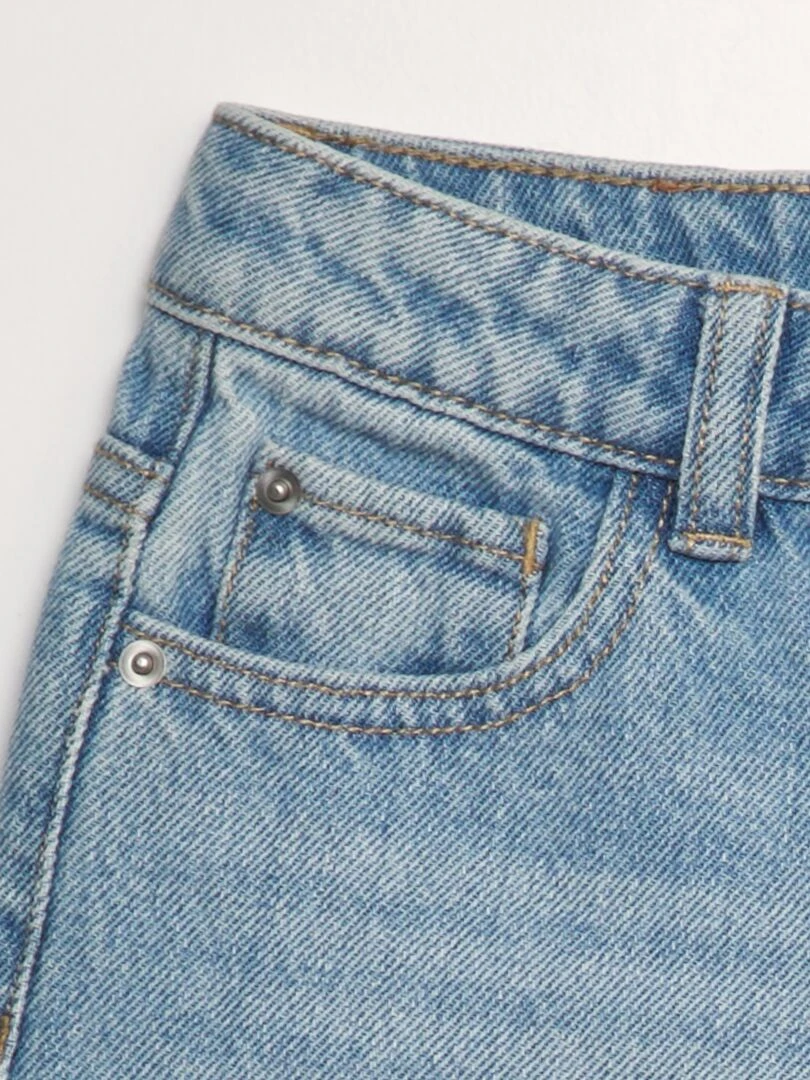 Short en jean classique   Bleu clair