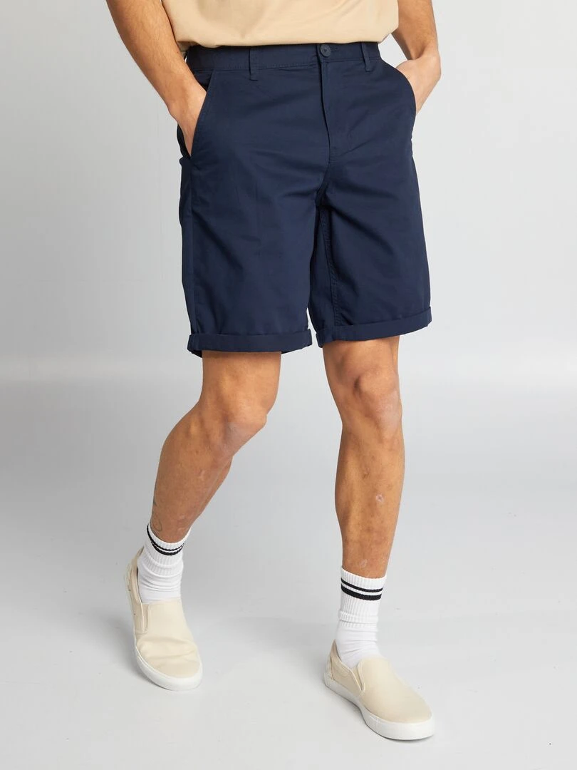 Short chino   Bleu