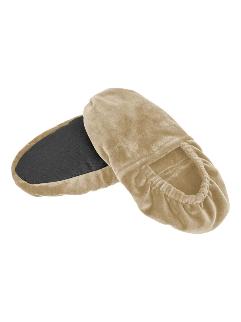 Chaussons chauffants universels   Vivezen   Beige