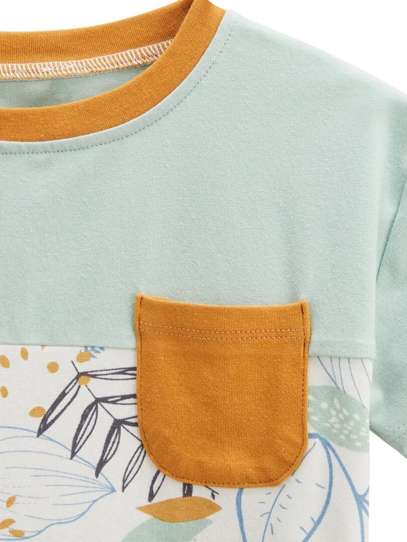 T shirt bébé Garden Party   Vert